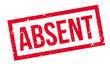 Absent rubber stamp
