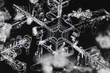 © Alexmar - Extreme closeup of natural snowflakes