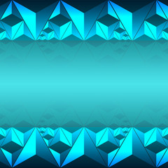 Wall Mural - abstract triangle background