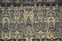Elements Of Beautiful Cathedral On Zocalo, Mexico City