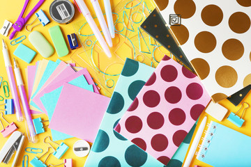 Sticker - Colorful stationery, closeup