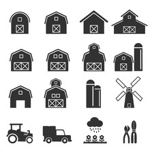 Barn Icon Vector Illustration