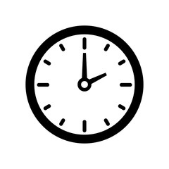 Time clock symbol icon vector illustration graphic design