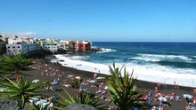 Tenerife, Puerto De La Cruz, Playa Jardin