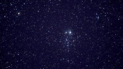 Wall Mural - A 3D zoom in on the Owl Star Cluster in space