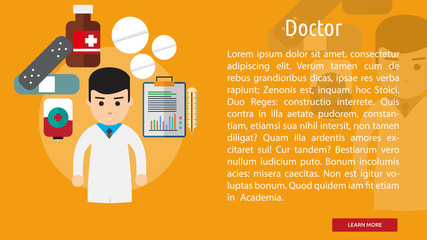 Wall Mural - Doctor Conceptual Banner