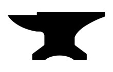 Blacksmith Crafting Anvil Block Flat Icon For Apps And Games