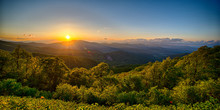 Blue Ridge Parkway Summer Appalachian Mountains Sunset