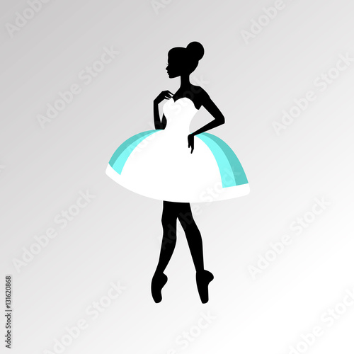 vector ballerina ballet illustration dancer dance beautiful vector de