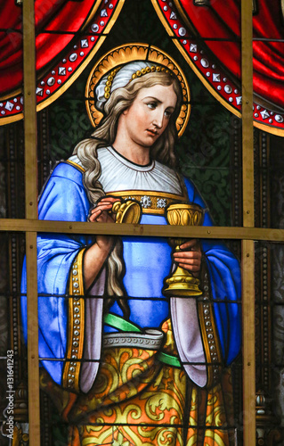 Naklejka na drzwi Stained Glass - Mary Magdalene