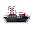 © Gstudio - cargo ship isolated icon vector illustration design