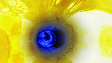 Sticker - A vortex tunnel of streaming abstract fluid (Loop).