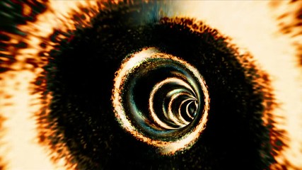 Canvas Print - traveling through a vortex of abstract flickers of light (loop).