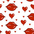 Valentine's Day pattern - Walentynkowy wzór