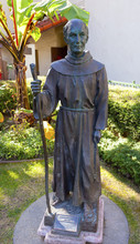 Father Junipero Serra Statue Mission San Buenaventura Ventura Ca