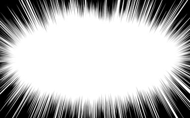 Wall Mural - sun ray or star burst comic radial lines background