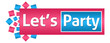 © ileezhun - Lets Party Pink Blue Circular Horizontal