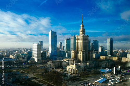 Plakat Panoramę Warszawy