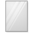 © tuulijumala - Mirror with chrome frame on the wall vector template.