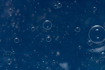 Wall Mural - World of bubbles - Blue