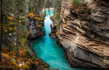 athabasca falls. canada