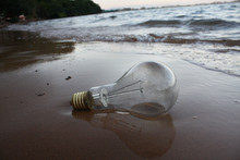 Lamp On The Beach