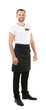 © Africa Studio - Handsome waiter on white background