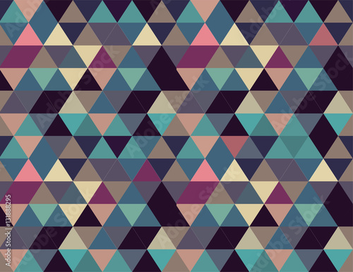 Abstract Relaxing Background Pattern Seamless Triangles Repeating
