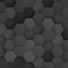Poster - 3d illustration of geometric pattern