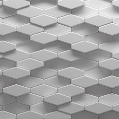 Aufkleber - 3d illustration of geometric pattern