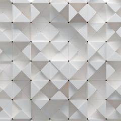 Poster - 3d illustration of geometric pattern