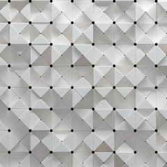 Aufkleber - 3d illustration of geometric pattern