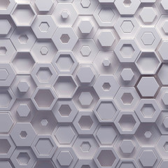 Aufkleber - 3d illustration of geometric pattern