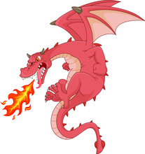 Angry Dragon Cartoon 