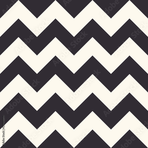 Fashion zigzag pattern, seamless vector background