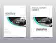 © Yochanan - Annual report cover. Vector corporate identity brochure design, flyer template. Modern leaflet layout. Presentation template in a4 size