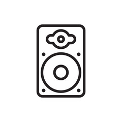 Sticker - loudspeaker icon illustration