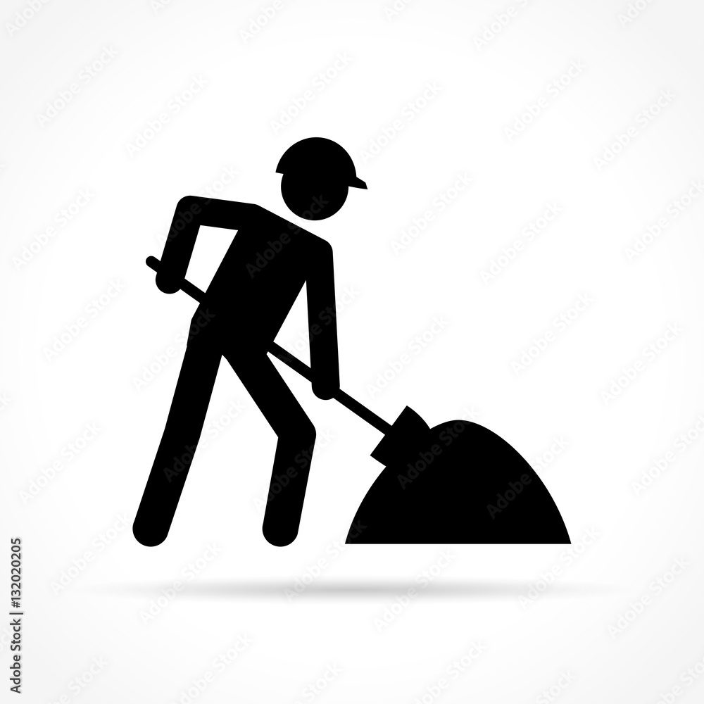 work icon on white background Stock Vector | Adobe Stock