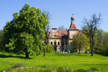 Poster - Old ruined mansion, Poland