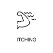 © RaulAlmu - Itching flat icon or logo for web design