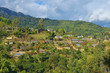 View of the Raga village of the Miri tribe (MishingI in the Indian Arunchal Pradesh state

