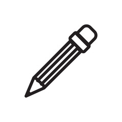 Sticker - pencil icon illustration