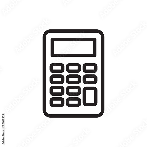 Cuadros en Lienzo calculator icon illustration