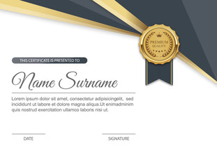 vector certificate template.