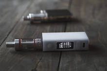 Advanced Vaping Device, E-cigarette On The Table