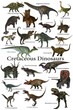 Cretaceous Dinosaurs - A collection of various dinosaurs that lived around the world during the Cretaceous Period.