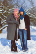 © dreamsnavigator - Winter portrait of fashion female friends. Affection and friendship forever Concept