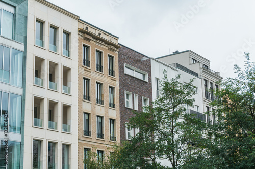Street Of Tall Modern High Rise Apartments This Stock Photo Street Of Tall Modern High Rise Apartments