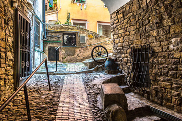 Medieval street in San Remo