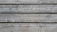 Weathered Silver Wooden Decking Closer